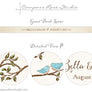 Bluebird Spring & Summer Guest Book