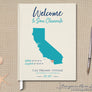 Custom Map Guest Book