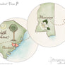 Mississippi, S. Carolina & Maryland