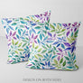 Luminous Leaves Pillow Cover