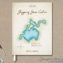 Watercolor Map Guest Book