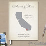 Wedding Map Guest Book