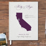 Wedding Map Guest Book
