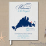 Custom Map Guest Book