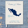 Wedding Map Guest Book