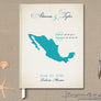 Wedding Map Guest Book