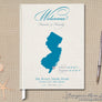 Custom Map Guest Book