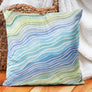 Watercolor Waves Pillow Cover