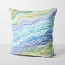 Watercolor Waves Pillow Cover