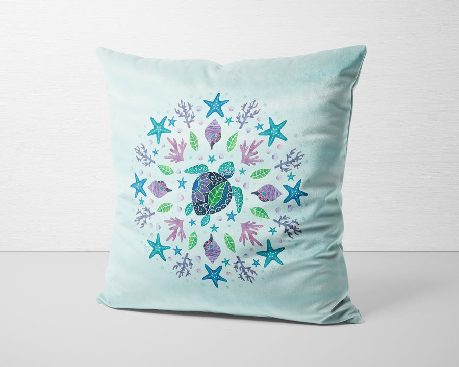 Rainbow Reef Pillow Cover