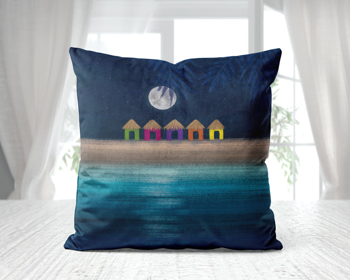 Colorful Cabanas Pillow Cover