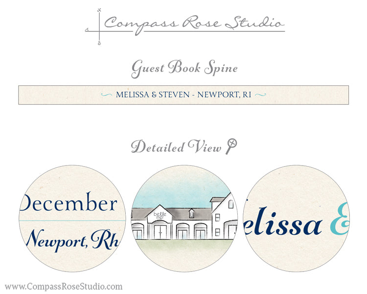 Venue Illustration Guest Book & Art Print