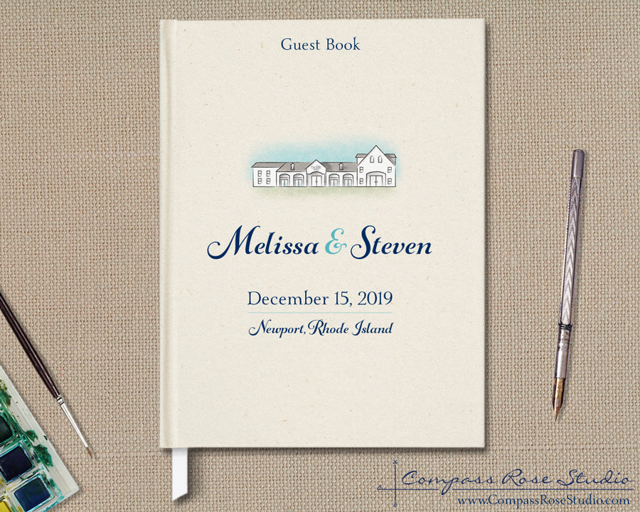 Venue Illustration Guest Book & Art Print