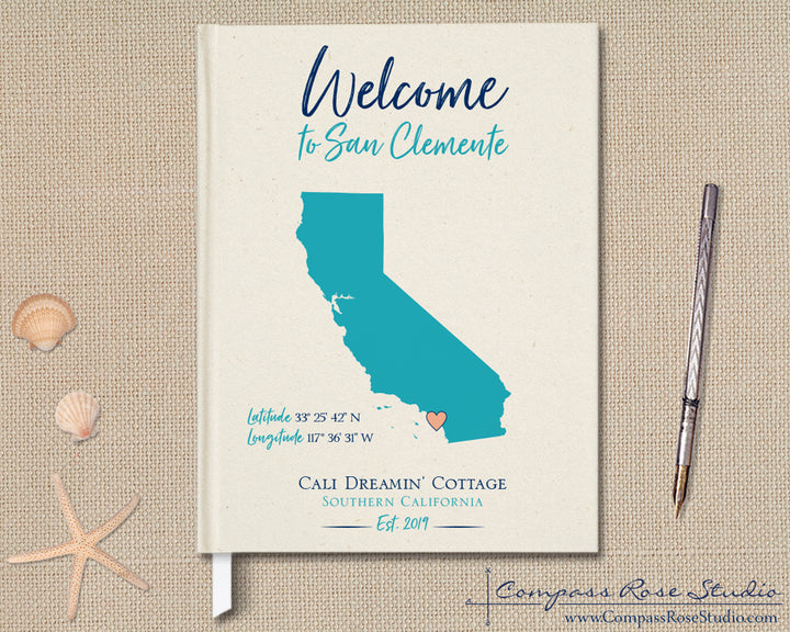 Custom Map Guest Book