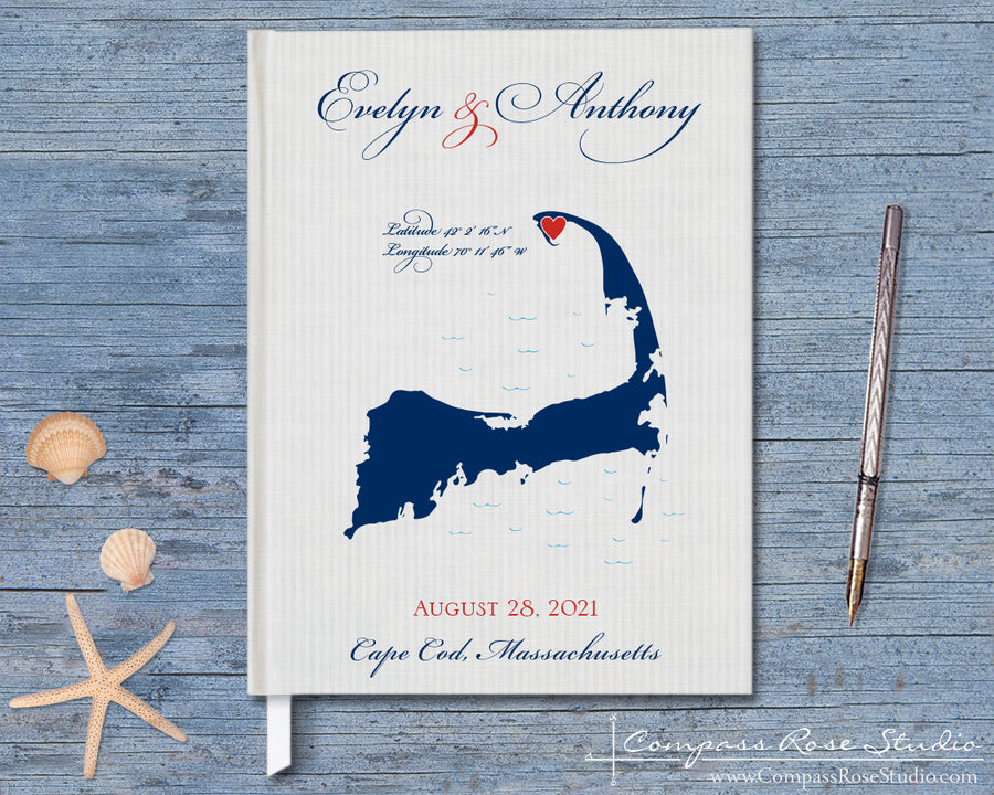 Wedding Map Guest Book