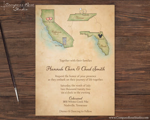 California, Tennessee & Florida