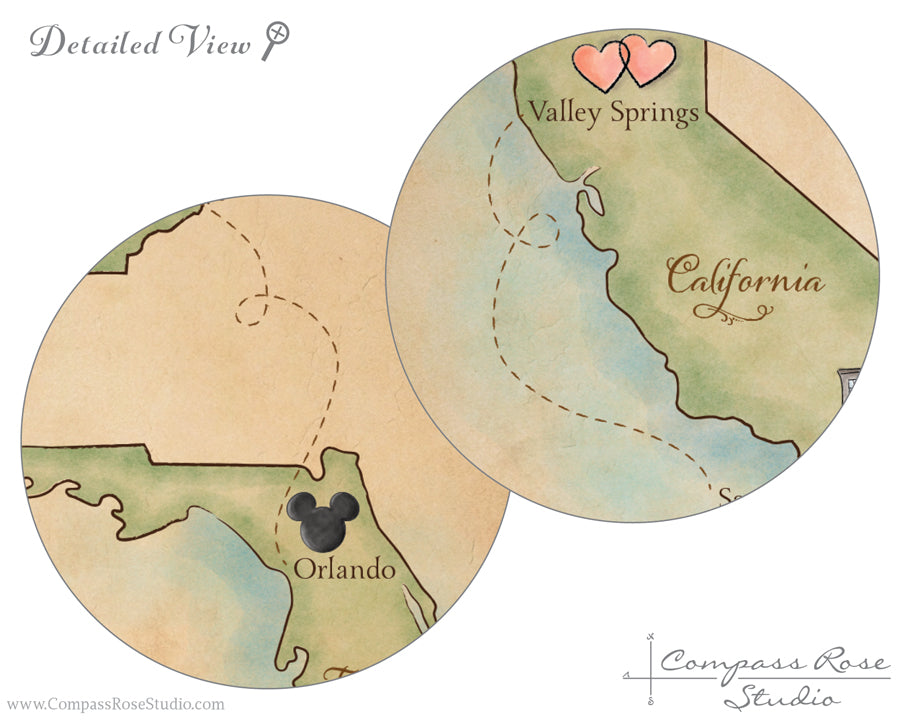 California, Tennessee & Florida