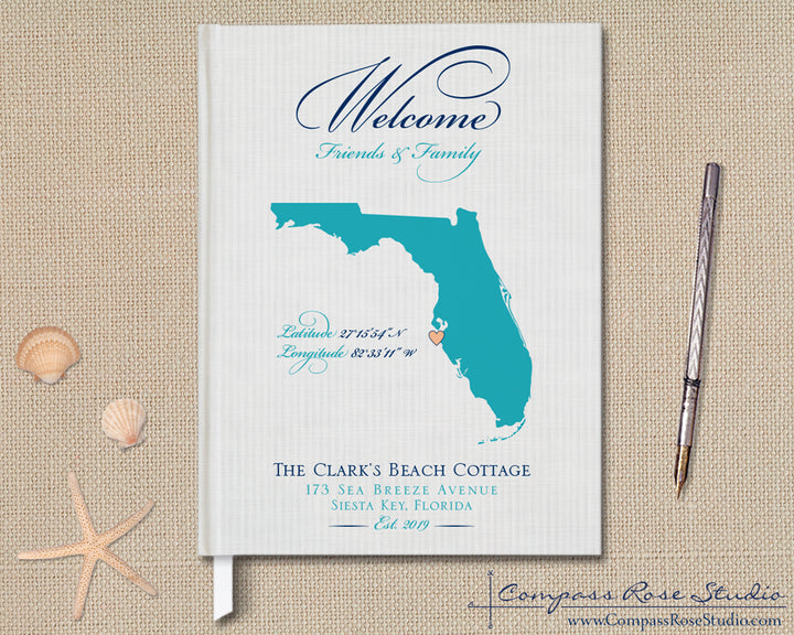 Custom Map Guest Book