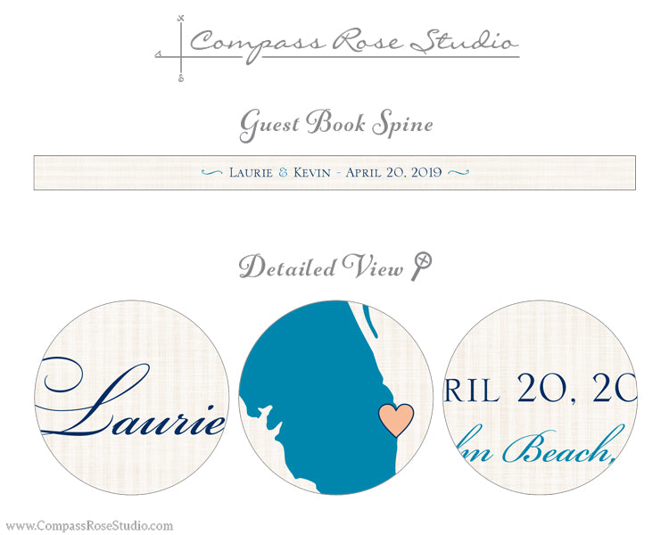 Wedding Map Guest Book