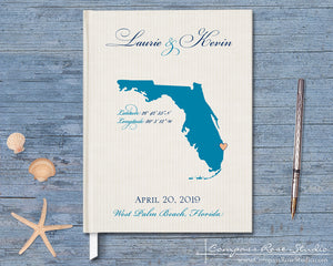Wedding Map Guest Book