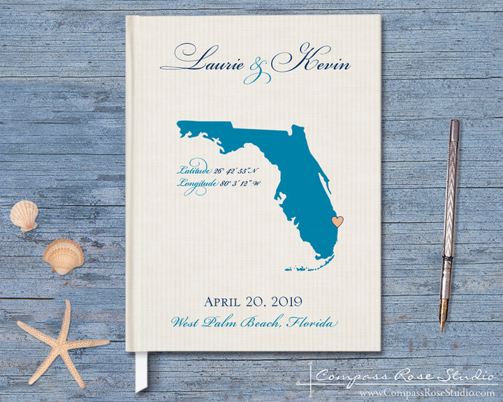 Wedding Map Guest Book