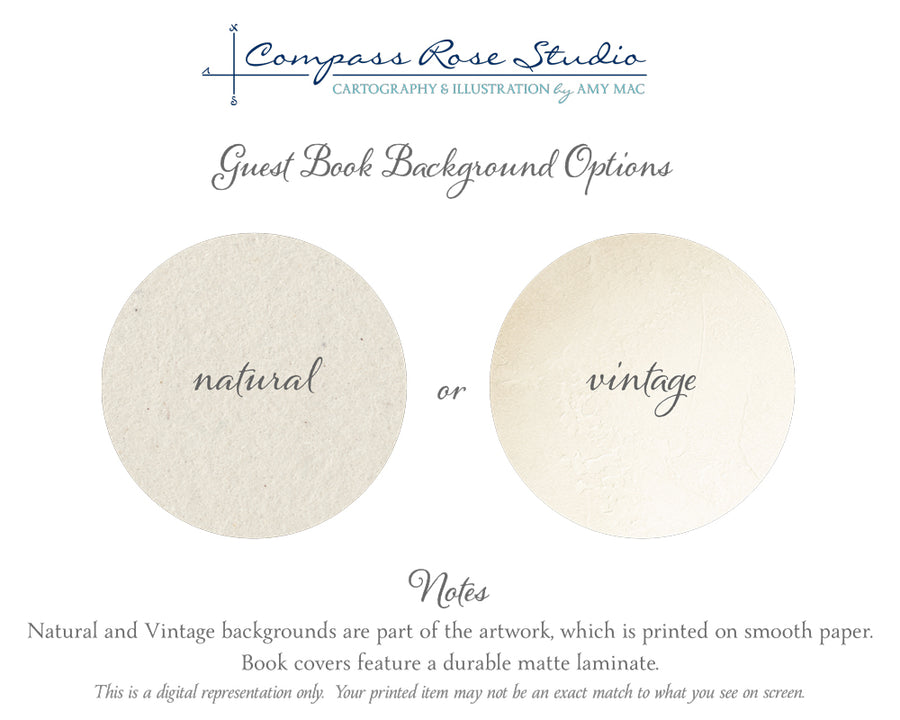 Venue Illustration Guest Book & Art Print