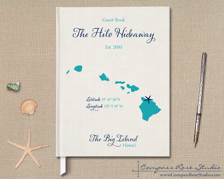 Custom Map Guest Book