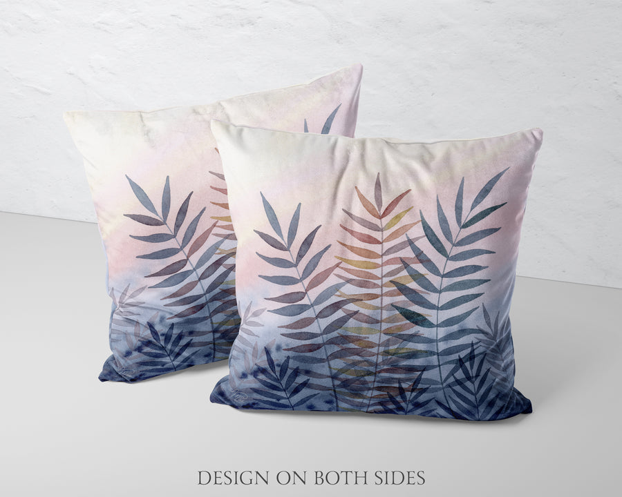 Indigo Sunset Pillow Cover