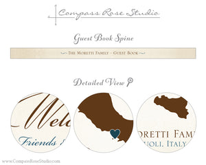 Custom Map Guest Book