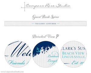 Custom Map Guest Book