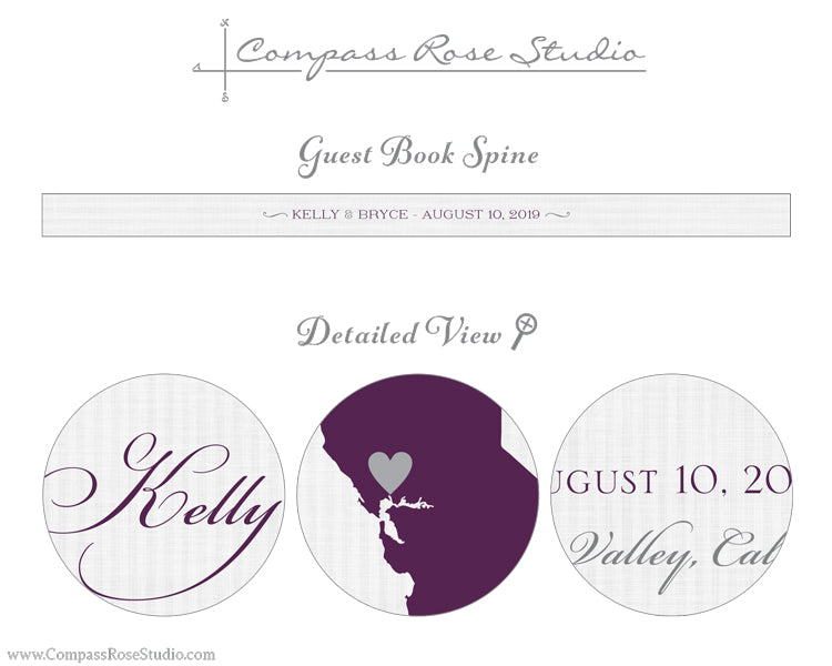Wedding Map Guest Book