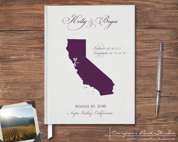 Wedding Map Guest Book