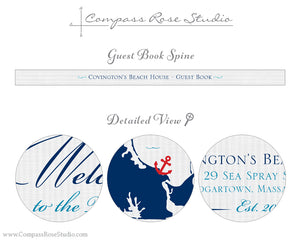 Custom Map Guest Book
