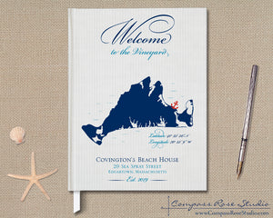 Custom Map Guest Book
