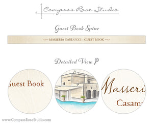 House Illustration Guest Book & Art Print