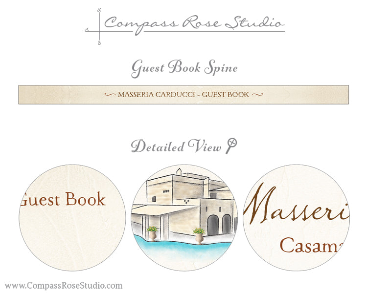 House Illustration Guest Book & Art Print