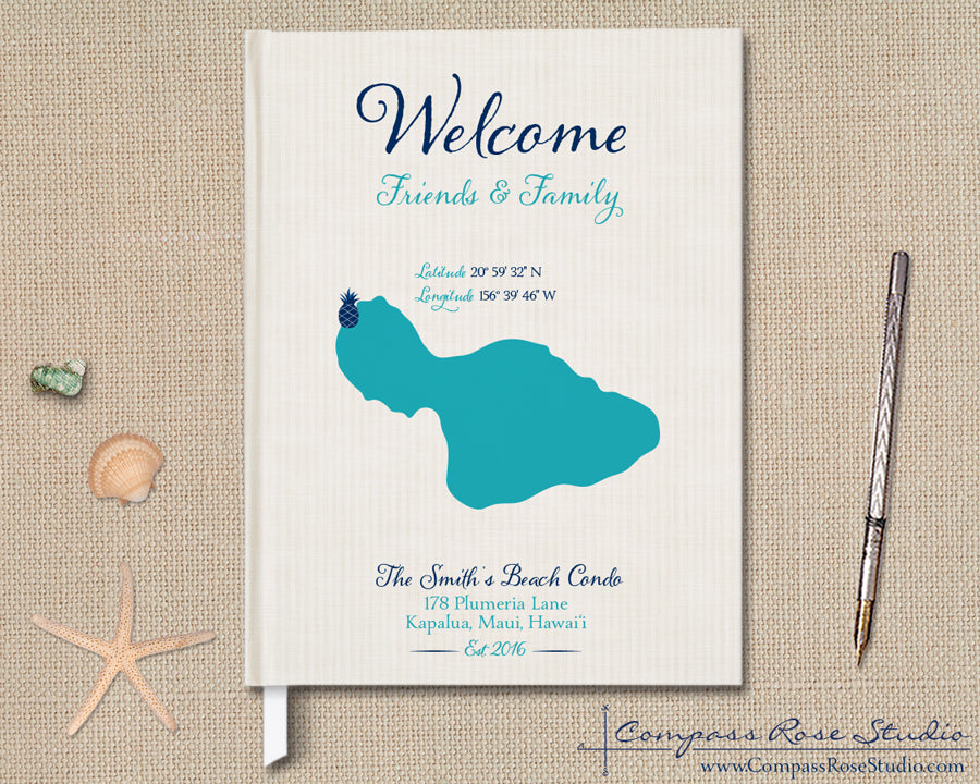Custom Map Guest Book