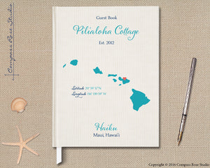 Custom Map Guest Book