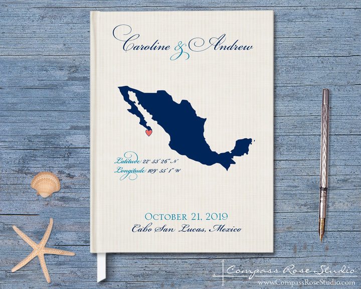 Wedding Map Guest Book
