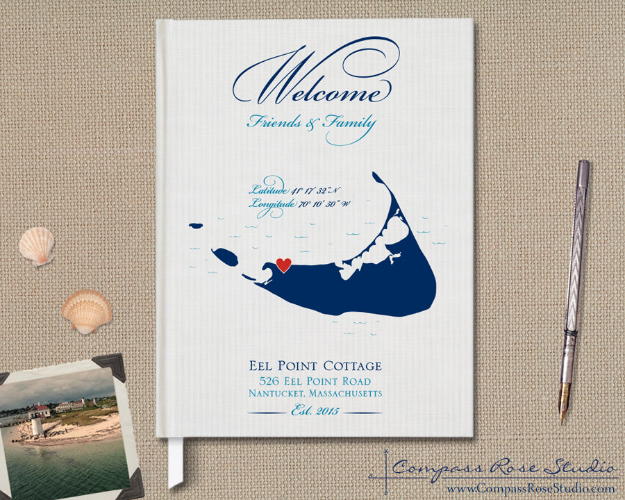Custom Map Guest Book
