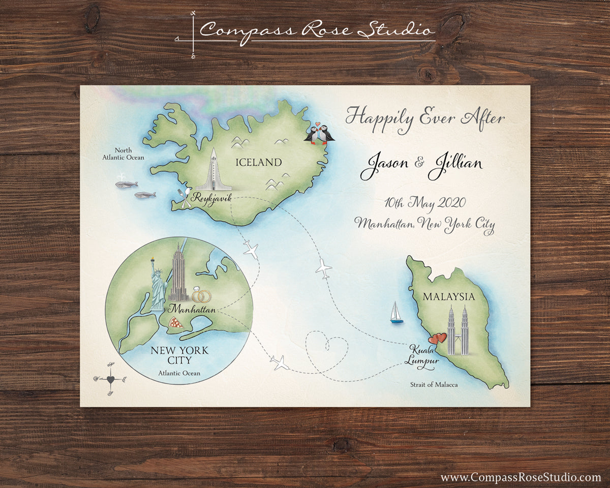Map Of Wedding