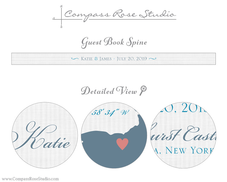 Wedding Map Guest Book
