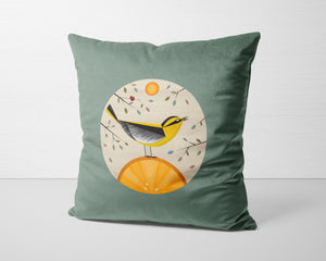 Oriole's Orange Pillow Cover