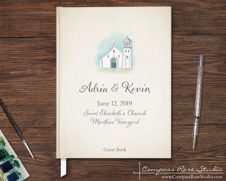 Venue Illustration Guest Book & Art Print