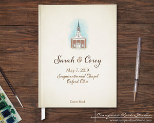 Venue Illustration Guest Book & Art Print