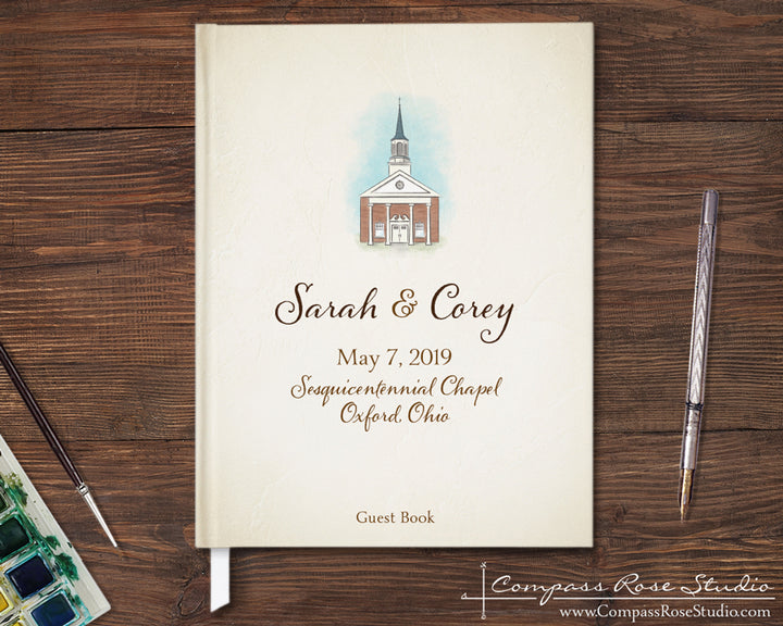 Venue Illustration Guest Book & Art Print