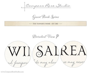 Bread Salt Wine Guest Book