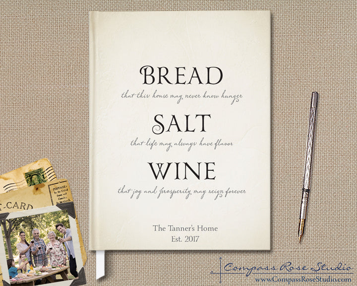 Bread Salt Wine Guest Book